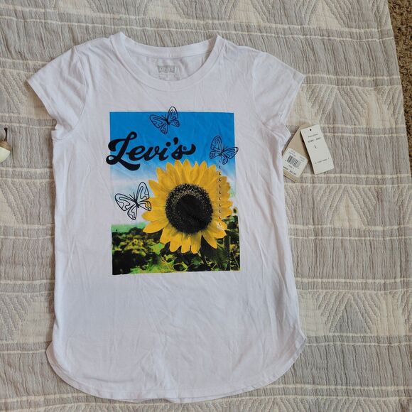 Levis girls tshirt nwt size large 12/13y - Picture 1 of 2